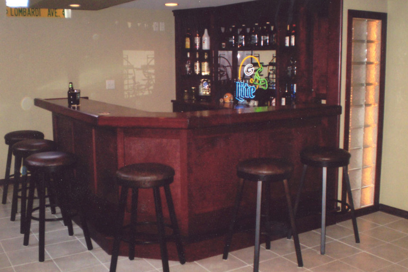 Packer bar finished basement