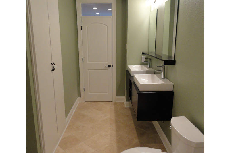 Double floating sinks