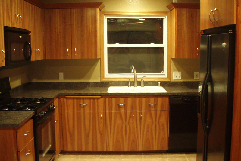 Custom Cherry Wood Cabinets